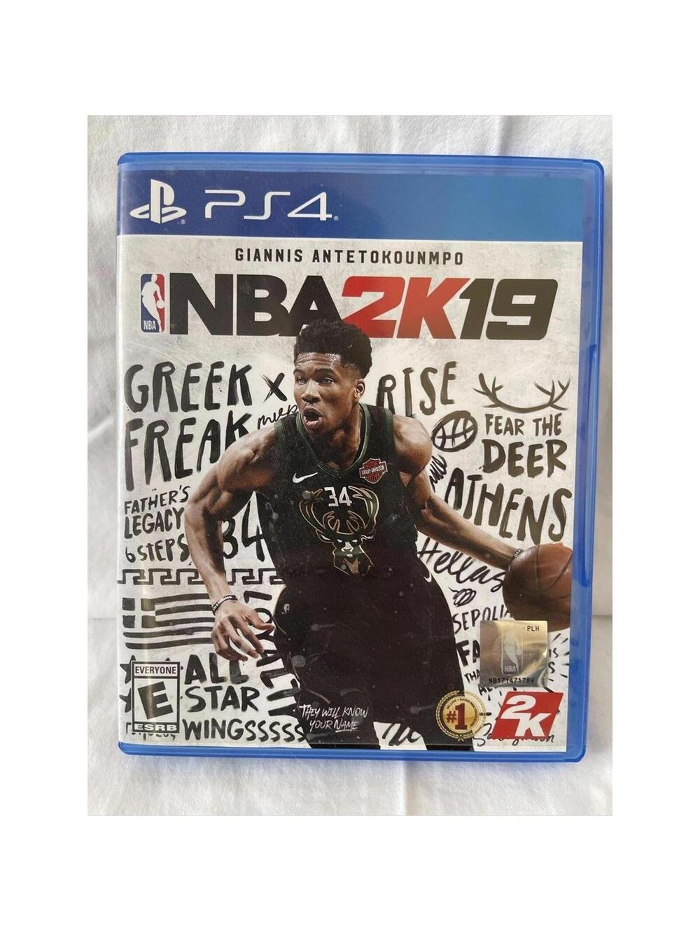 NBA 2K19 for PS4 - Giannis Antetokounmpo Cover